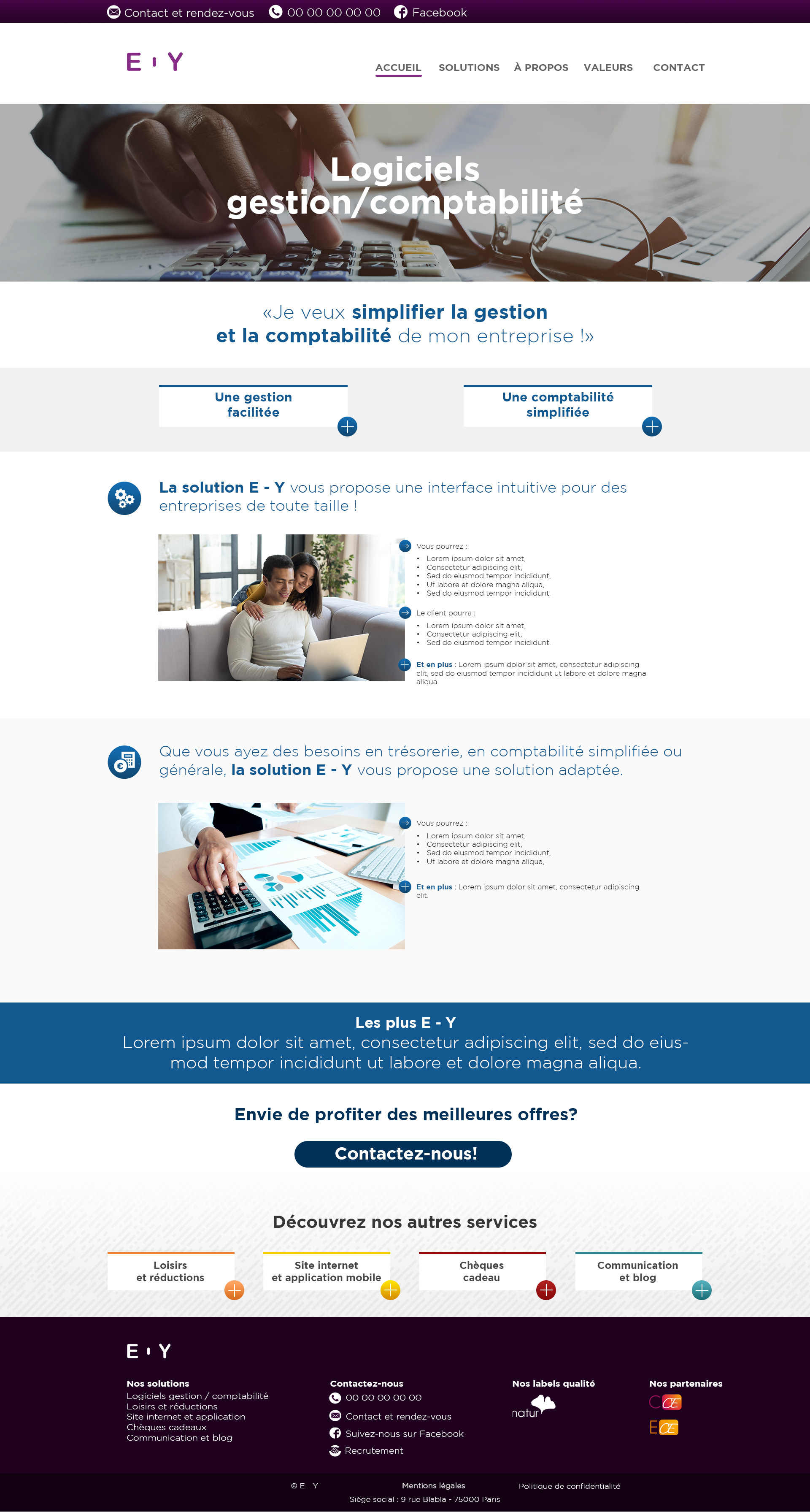 Projet personnel UI design